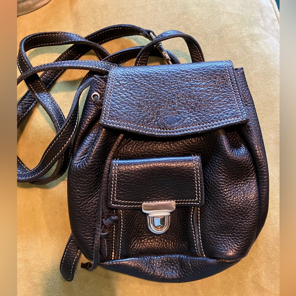 Roots Leather Backpack